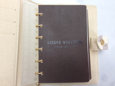 Photo10: Auth LOUIS VUITTON Damier Azur Agenda PM Day Planner Note Book Cover 8D170370n (10)