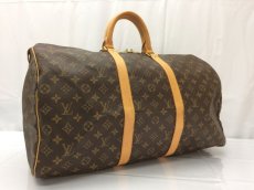 Photo1: Auth Louis Vuitton Monogram Keepall 50 Travel Hand Bag 8D040720n (1)