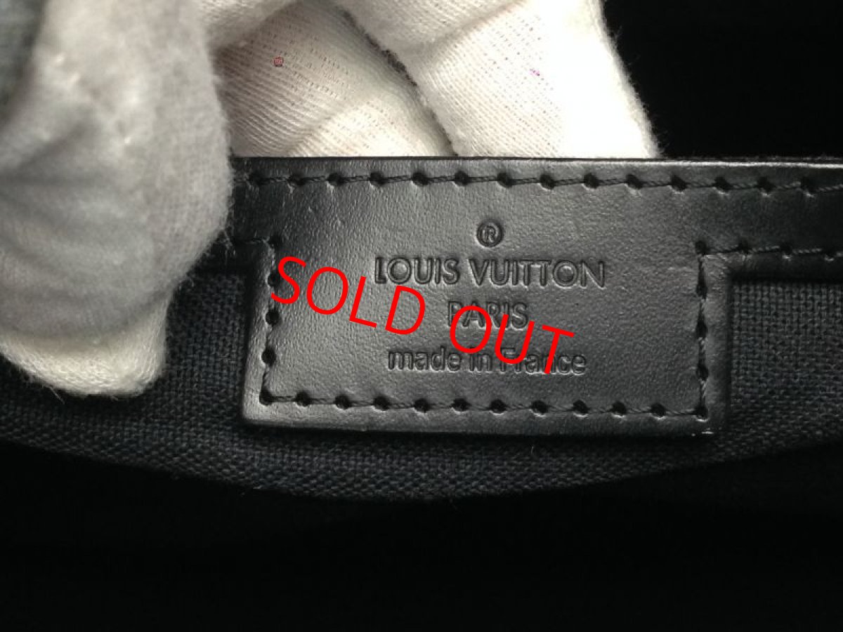 Photo10: Auth LOUIS VUITTON Tadao Handbag Damier Graphite  N51192  8D180030t (10)