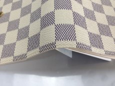 Photo6: Auth LOUIS VUITTON Damier Azur Agenda PM Day Planner Note Book Cover 8D170370n (6)