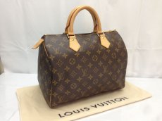 Photo1: Auth LOUIS VUITTON Monogram Speedy 30 Hand Bag  8D180040t (1)