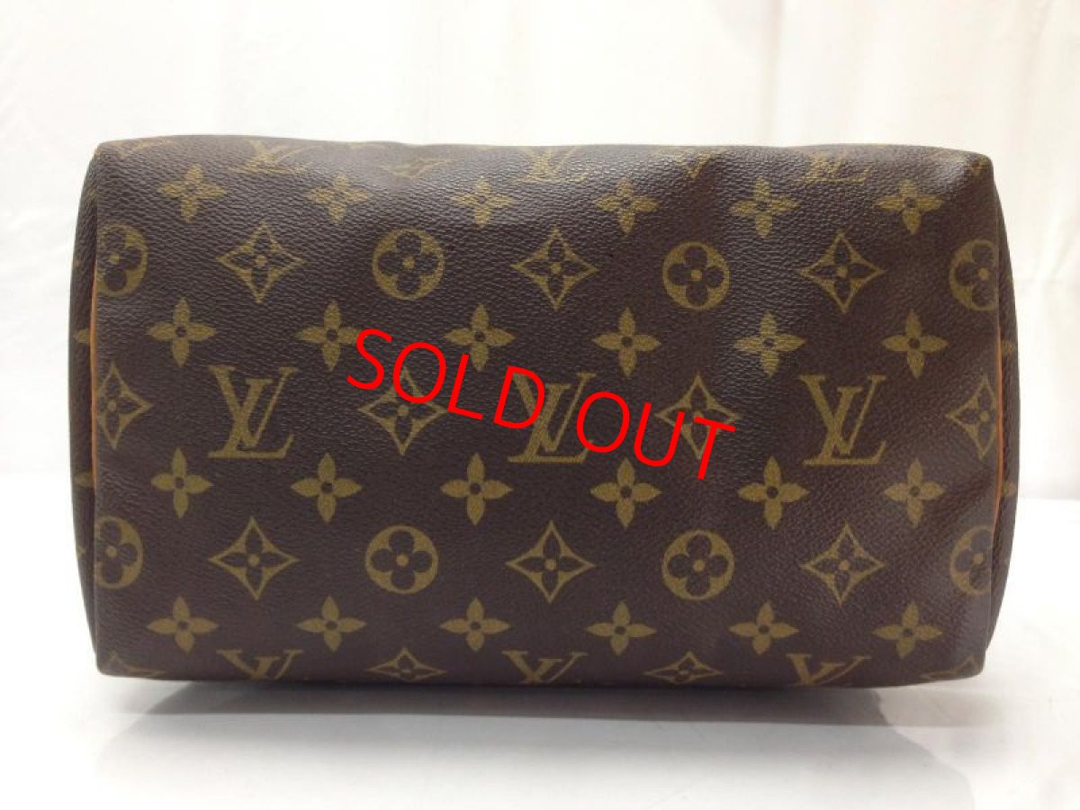 Photo4: Auth Louis Vuitton Monogram Speedy 25 Hand Bag  Vintage 8D240290m (4)