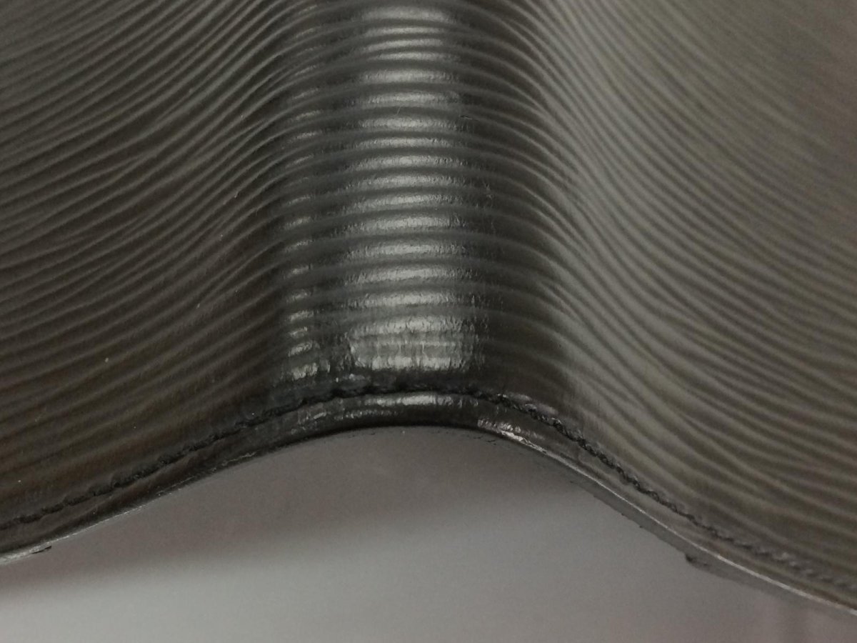 Photo4: Auth Louis Vuitton Agenda PM Epi Z Day Planner Cover Black 8D260040m (4)