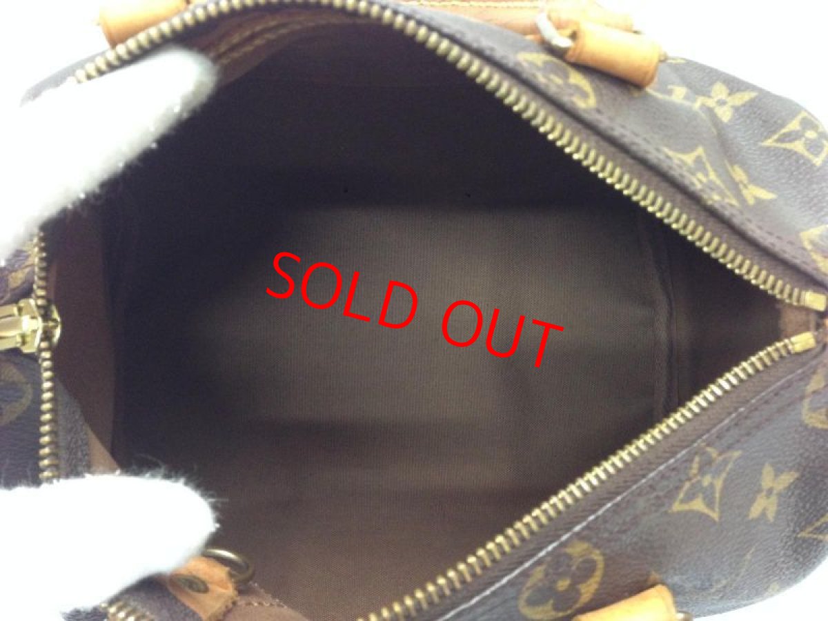 Photo7: Auth Louis Vuitton Monogram Speedy 25 Hand Bag  Vintage 8D240290m (7)