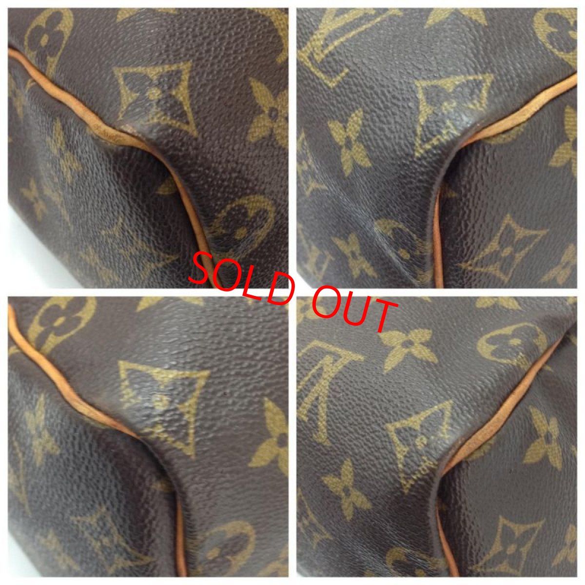 Photo5: Auth Louis Vuitton Monogram Speedy 25 Hand Bag  Vintage 8D240290m (5)