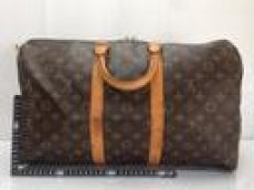 Photo3: Auth Louis Vuitton Monogram Keepall 45 Travel Bag 8E010410r (3)
