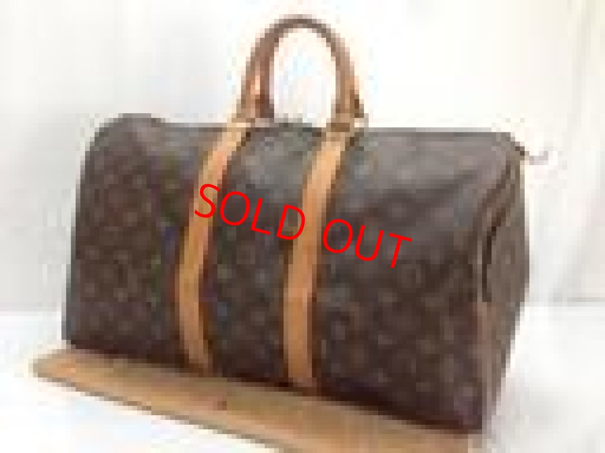 Photo1: Auth Louis Vuitton Monogram Keepall 45 Travel Bag 8E010410r (1)