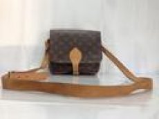 Photo3: Auth Louis Vuitton Monogram Cartouchiere Cross Body Shoulder Bag 8E080440t (3)