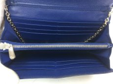 Photo11: Auth Christian Dior Miss Dior Chain Wallet Enamel Blue 8E170480n (11)