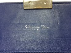 Photo13: Auth Christian Dior Miss Dior Chain Wallet Enamel Blue 8E170480n (13)