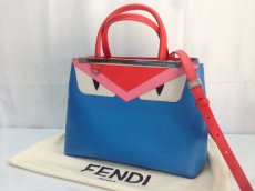 Photo1: Auth Fendi 2 Jours Monster eye 2 Way Shoulder Hand Bag 8E260110r (1)