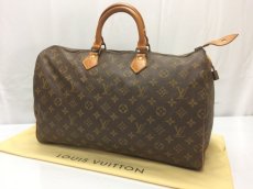 Photo1: Auth LOUIS VUITTON Momnogram Speedy 40 Hand Bag 8E220720t (1)