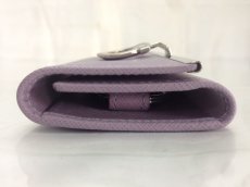 Photo4: Auth Salvatore Ferragamo Leather Key Holder Purple 8E260220m (4)