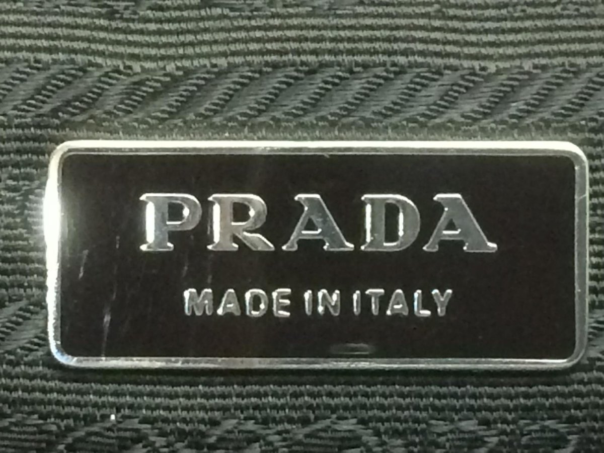 Photo7: Auth Prada Leather Hand Bag 8E300910r (7)