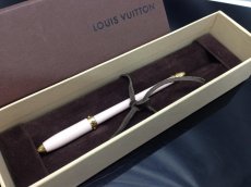 Photo1: Auth LOUIS VUITTON Pink Tone Ball Point Pen 8F060420m (1)