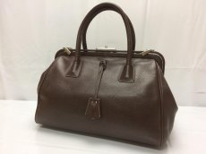 Photo1: Auth Prada Leather Hand Bag 8E300910r (1)