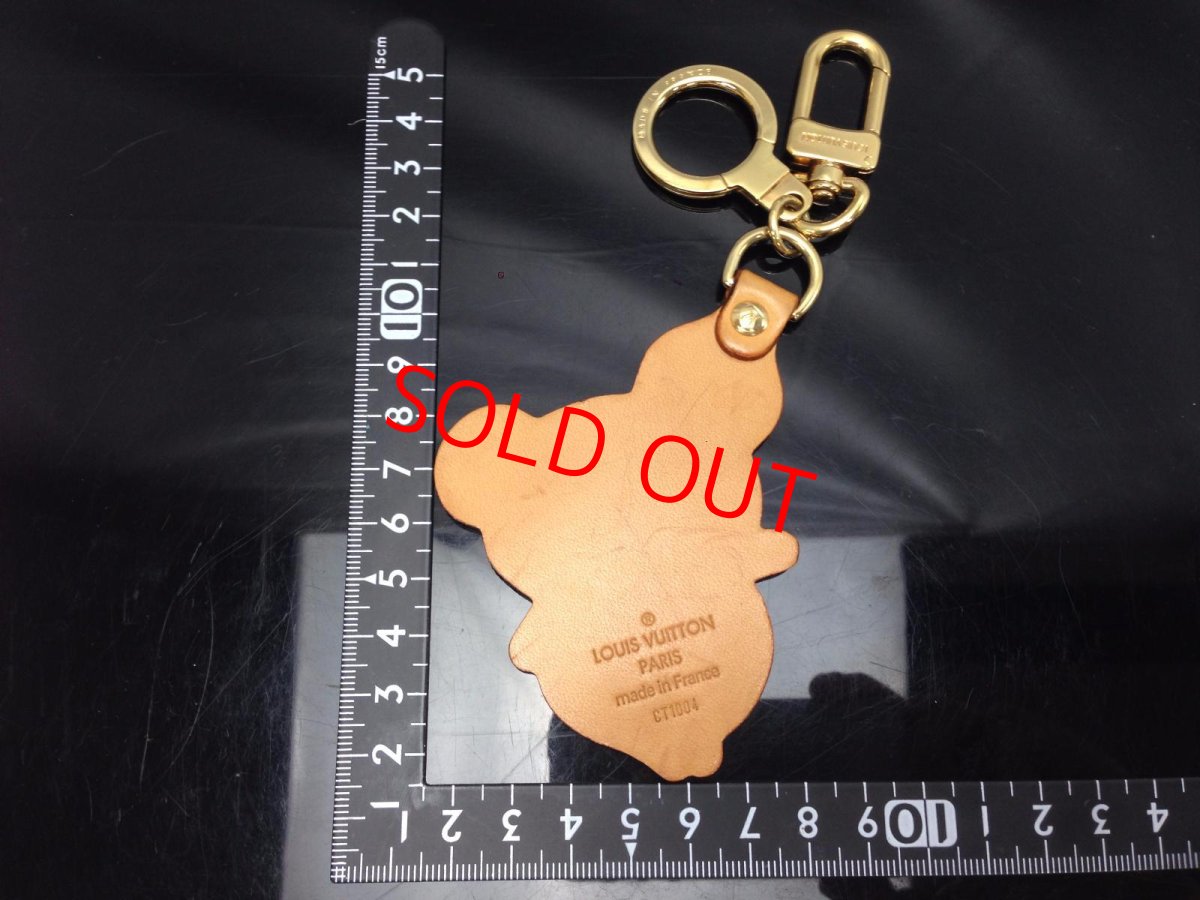 Photo2: Auth LOUIS VUITTON Takashi Murakami PANDA Key Ring Bag Charm 8F060530m (2)