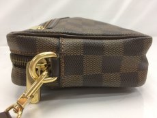 Photo4: Auth Louis Vuitton Damier Ebene  Pochette Macao N61739  Clutch Bag 8F220660m (4)