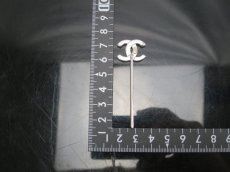 Photo2: Auth CHANEL Hair Clips with Rhinestone Hairpin 8F200560m (2)