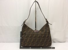 Photo2: Auth FENDI Zucca Pattern Logos Shoulder Bag 8G120130n (2)