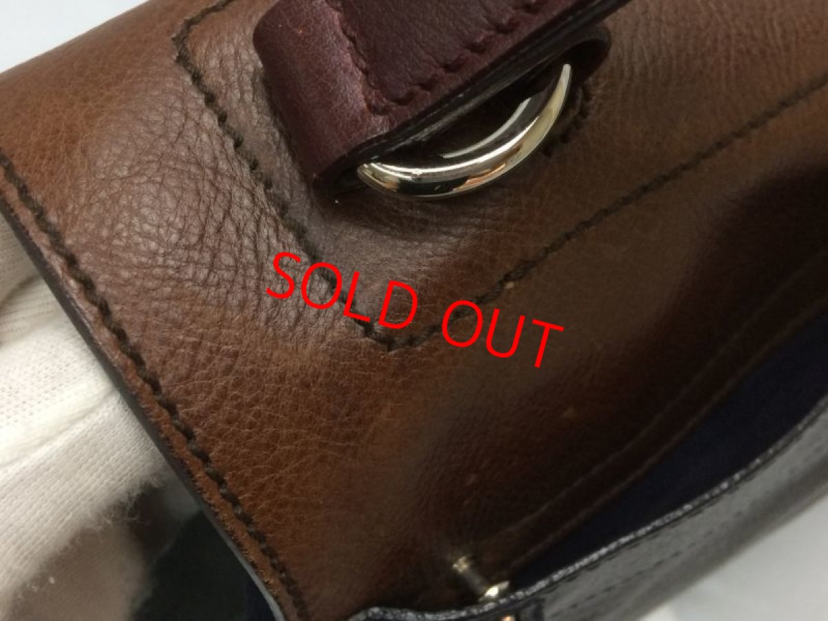 Photo6: Auth Yves Saint Laurent Multi Color Leather Hand bag Vintage Rare 8G120200n (6)