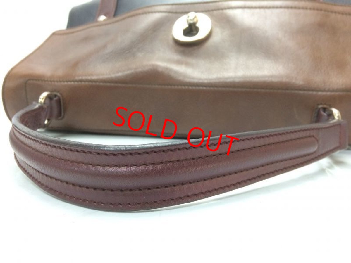 Photo5: Auth Yves Saint Laurent Multi Color Leather Hand bag Vintage Rare 8G120200n (5)