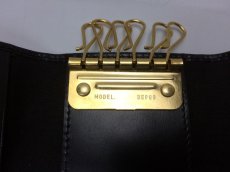 Photo9: Auth Salvatore Ferragamo Black Key Case 6 Rings 8G310150m (9)