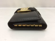 Photo4: Auth Salvatore Ferragamo Black Key Case 6 Rings 8G310150m (4)