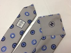 Photo4: Auth CHANEL 100% Seta Soie Silk Necktie made in Italy 8G310110m (4)