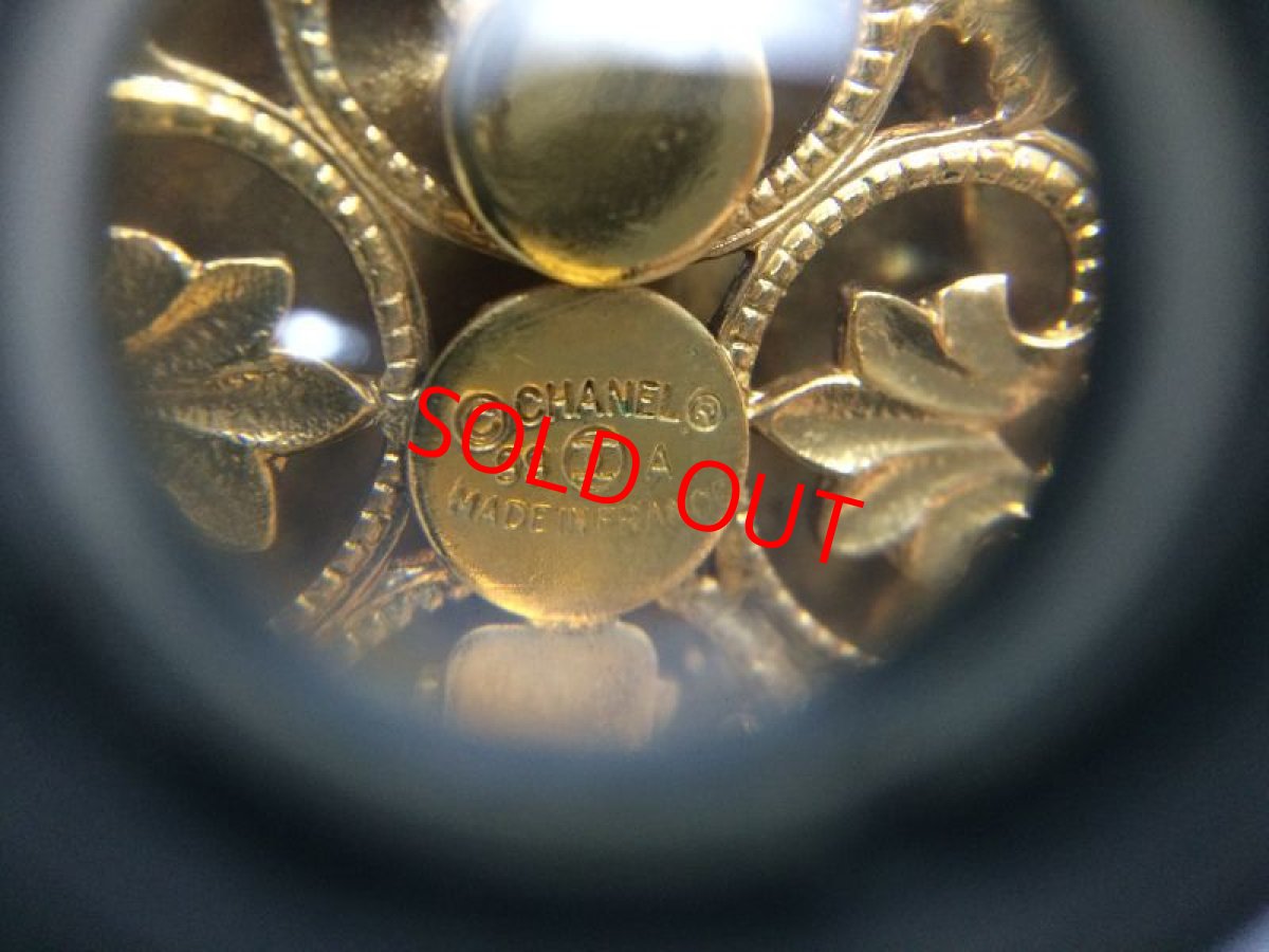 Photo8: Auth CHANEL Gold Tone Earrings 8H070150m (8)