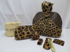 Photo1: Auth Louis Vuitton Azzedine Alaia Leopard Alma Hand bag Monogram 8H090090m (1)