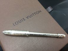 Photo1: Authentic Louis Vuitton Silver Tone Ball Point Pen 8H220020m (1)