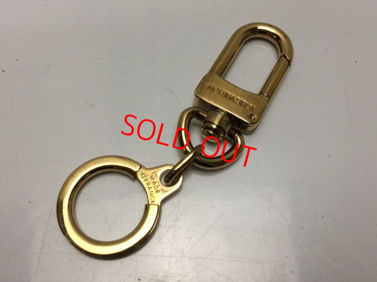 Photo2: Auth  LOUIS VUITTON Anokre Gold Tone Key Ring Holder 8H230330m (2)