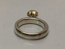 Photo5: Auth TIFFANY & Co. 925 Silver 750 Gold Heart motif Ring US size 5.25 8H220940n (5)