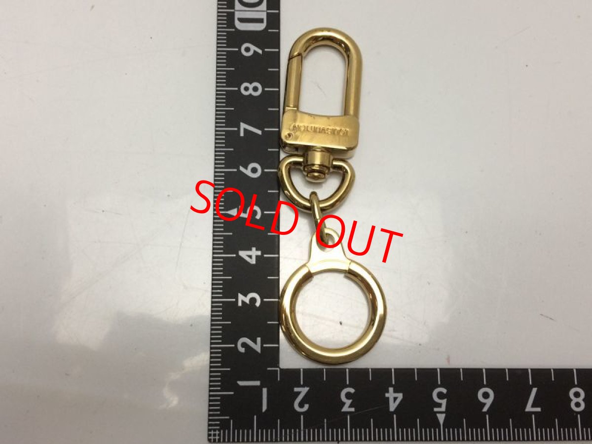 Photo3: Auth  LOUIS VUITTON Anokre Gold Tone Key Ring Holder 8H230330m (3)