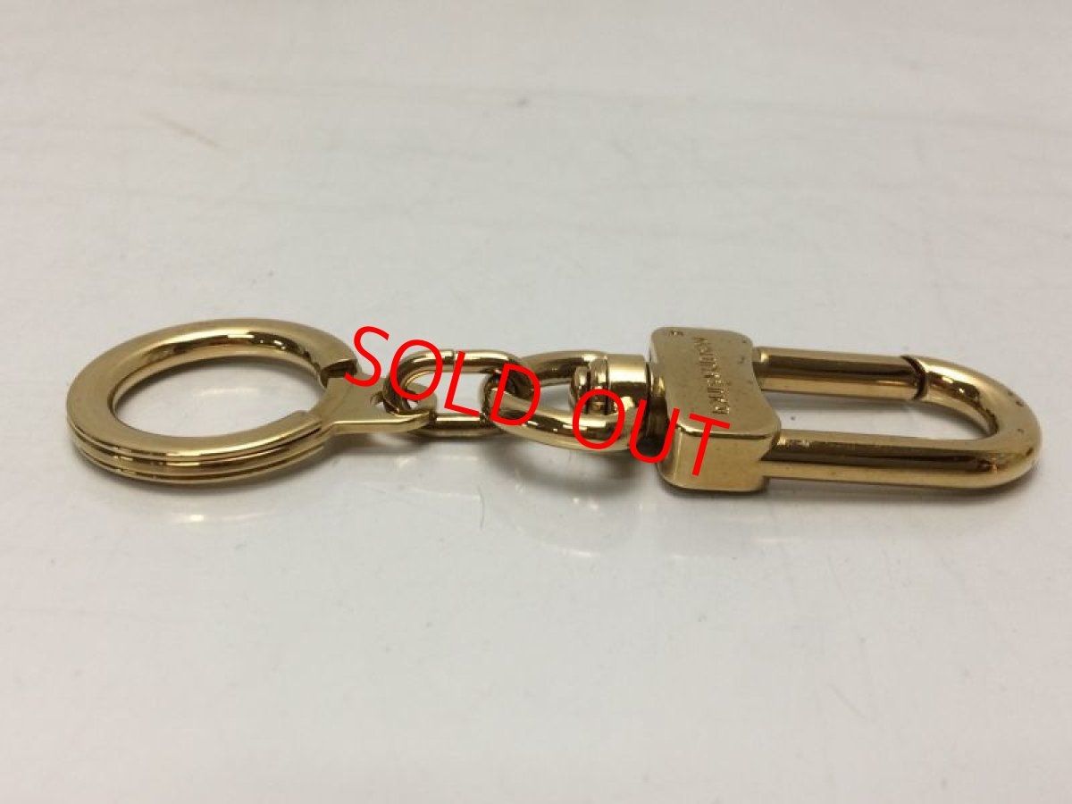 Photo4: Auth  LOUIS VUITTON Anokre Gold Tone Key Ring Holder 8H230330m (4)