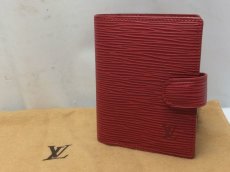 Photo1: Auth Louis Vuitton Mini Agenda Cover Business Card Case 8H230170m (1)