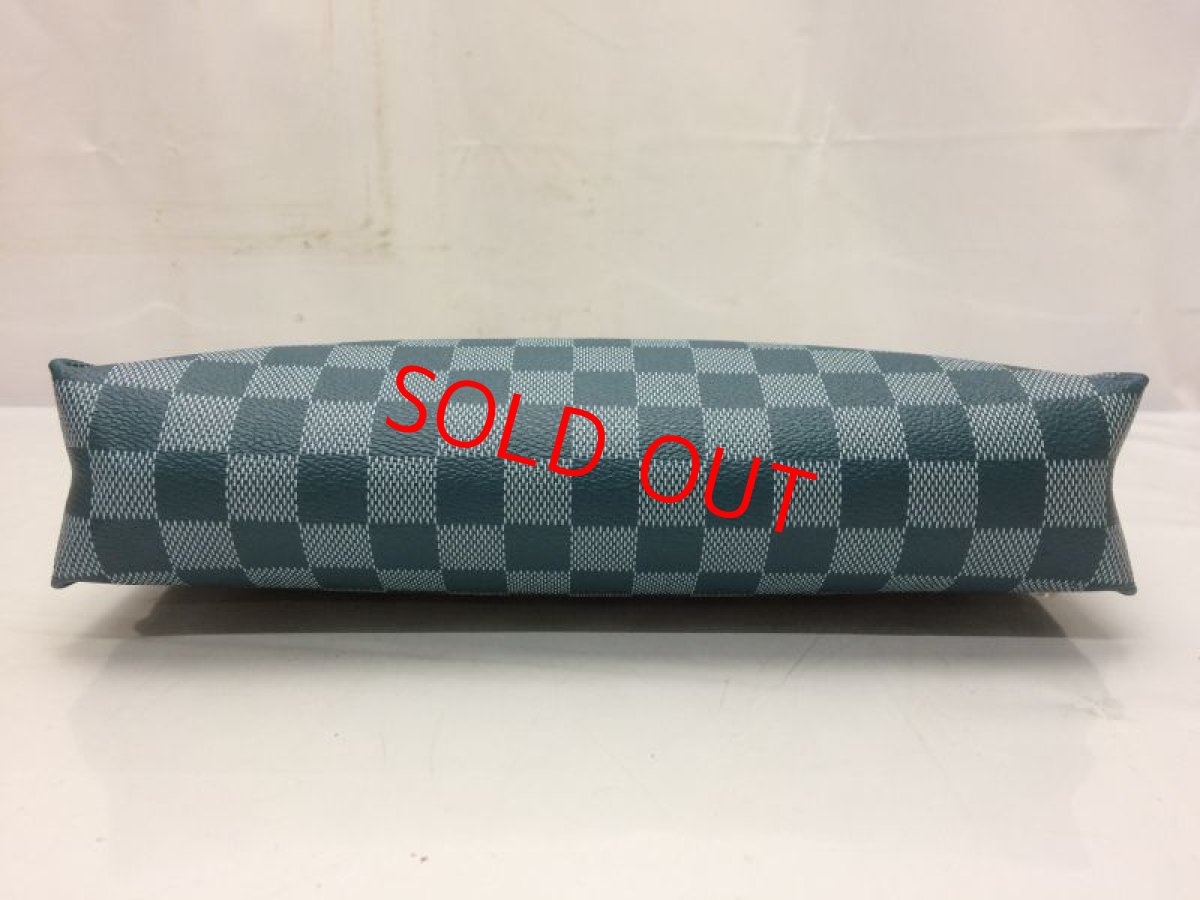 Photo3: Auth Louis Vuitton Damier Couleur Blue Module N41310 Shoulder Bag 8i050350m (3)