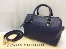 Photo1: Auth Louis Vuitton Monogram Empreinte Speedy Bandolier 25 Hand Bag 8i170280m (1)