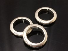 Photo1: Auth CHANEL 925 Silver Ring US size 6.5 3set 8i120140m (1)