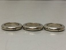 Photo4: Auth CHANEL 925 Silver Ring US size 6.5 3set 8i120140m (4)