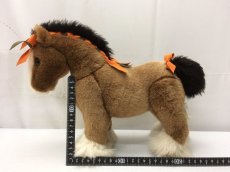 Photo3: Auth HERMES Doll Hermy MM Stuffed Animal Toy Horse Baby Brown 8J230240n (3)