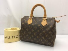 Photo1: Auth LOUIS VUITTON Monogram Speedy 25 Hand Bag 8J310990F (1)