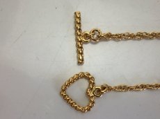 Photo5: Auth LOUIS VUITTON  Gold-Tone Sweet In My Heart Bracelet 8K070340F (5)