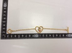 Photo3: Auth LOUIS VUITTON  Gold-Tone Sweet In My Heart Bracelet 8K070340F (3)