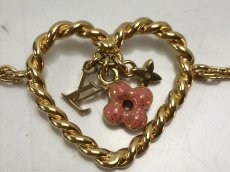 Photo7: Auth LOUIS VUITTON  Gold-Tone Sweet In My Heart Bracelet 8K070340F (7)