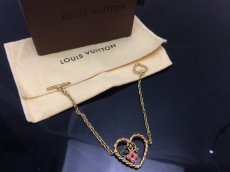 Photo1: Auth LOUIS VUITTON  Gold-Tone Sweet In My Heart Bracelet 8K070340F (1)