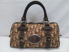Photo1: Auth Christian Dior Trotter Canvas Hand Bag 8K080660m (1)