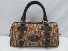 Photo1: Auth Christian Dior Trotter Canvas Hand Bag 8K080660m (1)