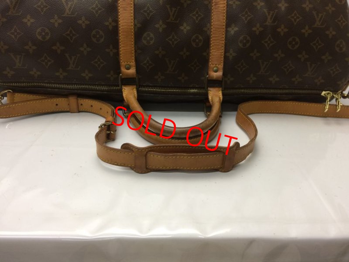 Photo6: Auth LOUIS VUITTON Monogram Keepall Bandouliere 60 Travel Hand bag 8L170170n (6)